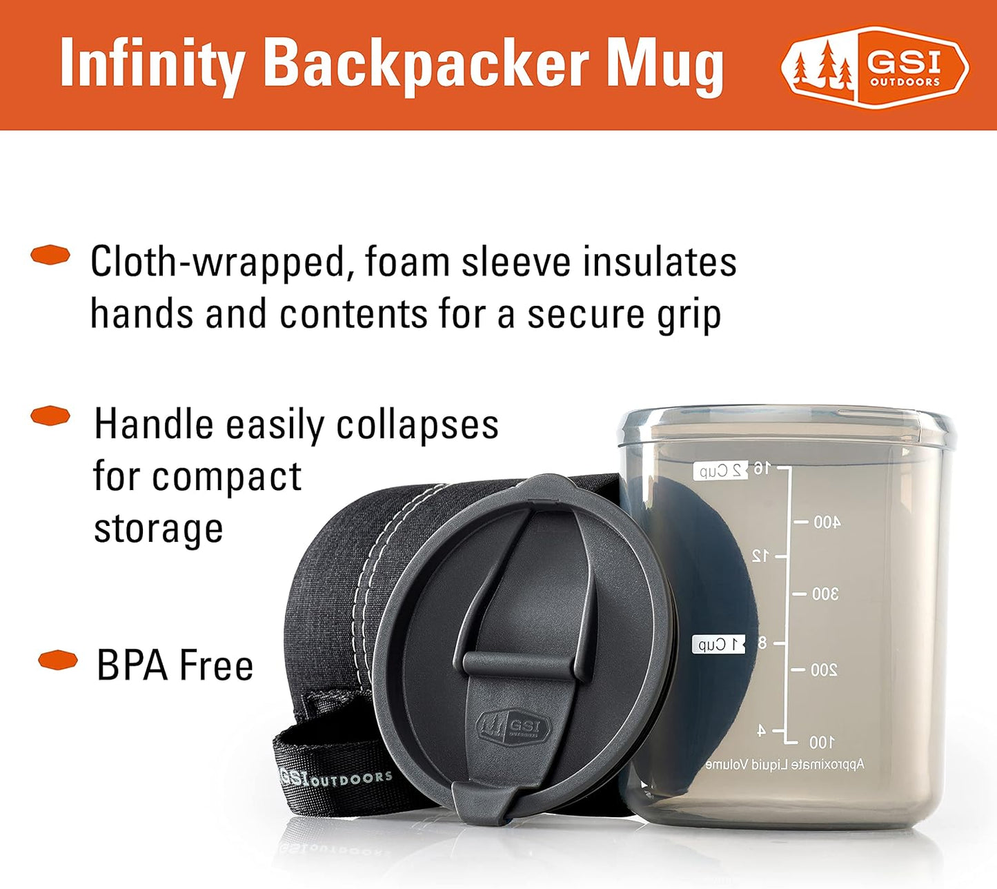 Taza café ligera sin BPA para viajes 17oz