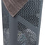 Canasta lavandería plástico ventilado 60L gris