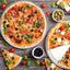 Sartén de pizza de acero inoxidable 12 pulgadas bandeja redonda para hornear