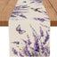 Camino mesa primavera arpillera mariposa púrpura 13x72pulg