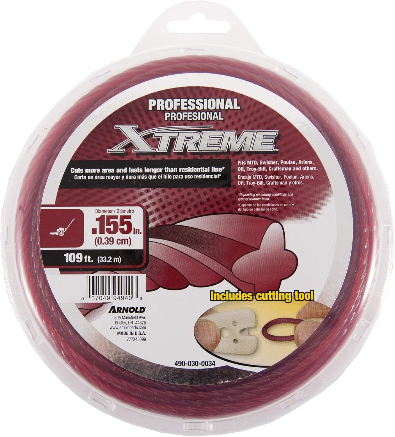 Recortadora Xtreme 155" x 109ft profesional