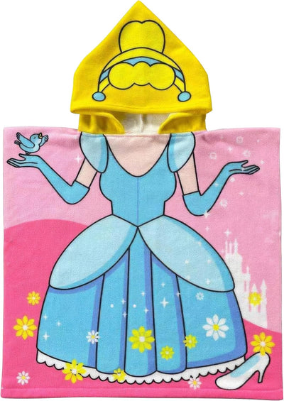Toalla con capucha para niña suave 47x23"