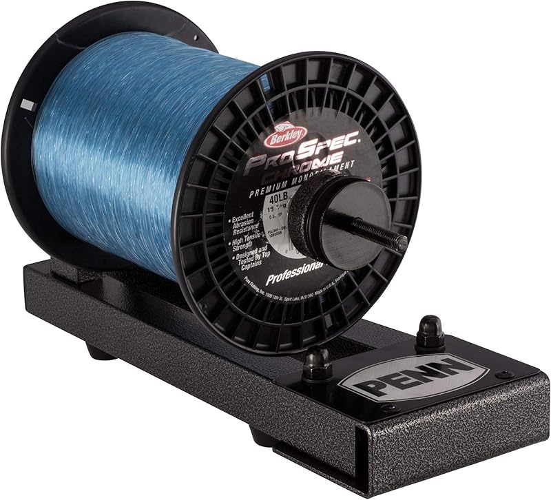 Bobinador línea pesca HD carrete negro
