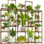 Soporte madera para plantas colgantes 158cm sala jardín