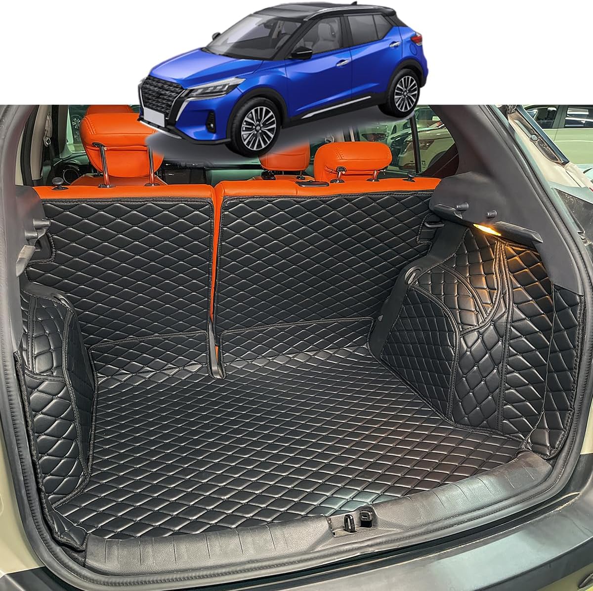 Alfombrilla carga Nissan Kicks 18-24 laterales traseros