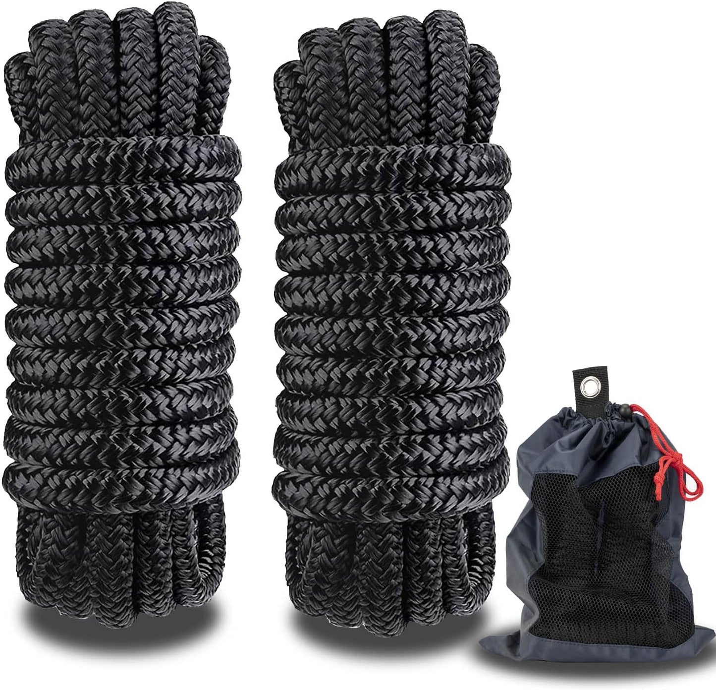 Cuerda nailon trenzada doble 1/2" x15ft con ojal 12"
