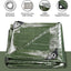 4 Cubiertas Lona Impermeable 10x12ft Ojales Metal