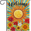 Bandera jardín decorativa girasol amapola margarita