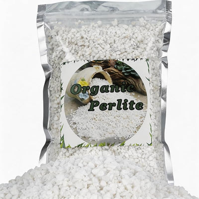 Perlita orgánica para macetas 4qt mejora drenaje