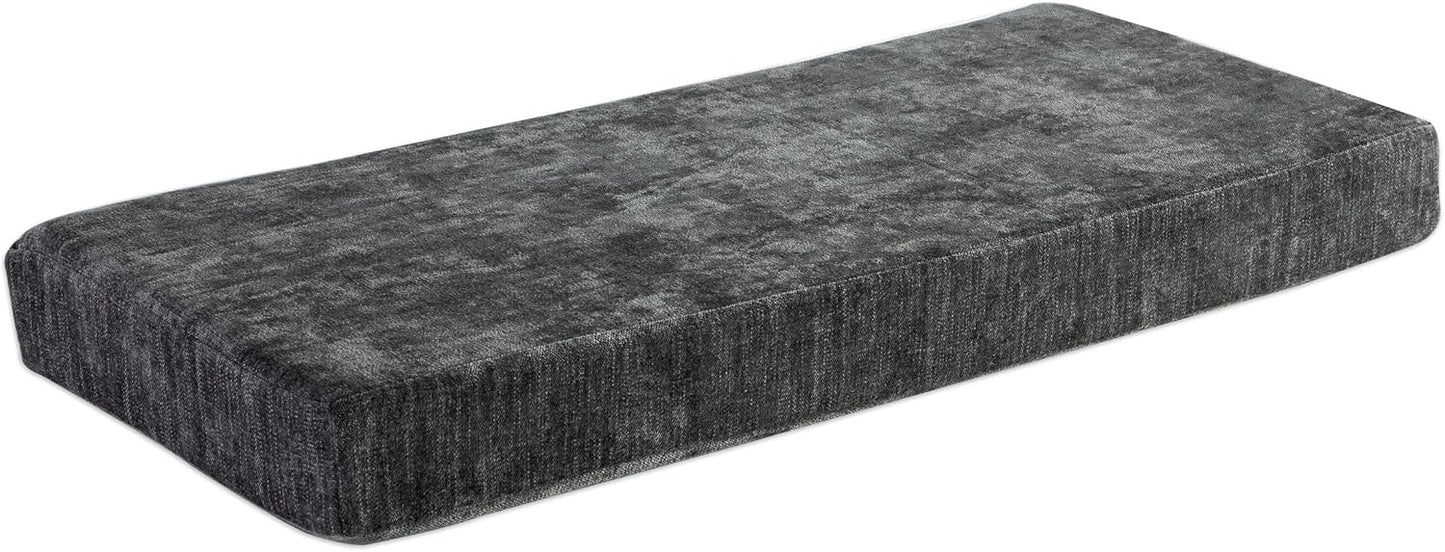 Almohadón banco 40x18" antiderrap gris oscuro
