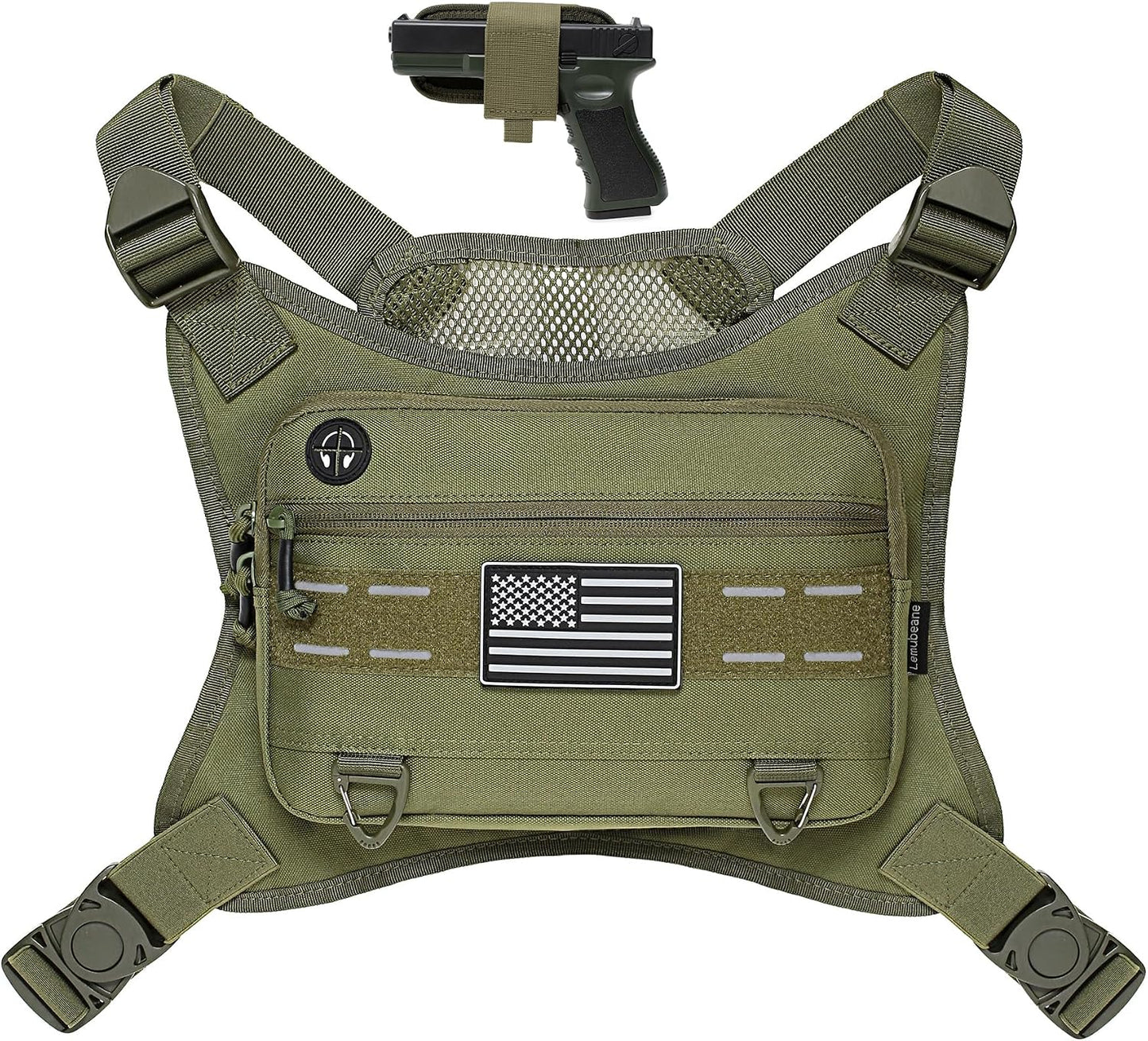 Bolsa pecho deportiva para correr senderismo