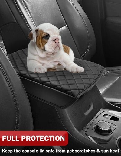 Funda reposabrazos consola Chevrolet Traverse cuero negro