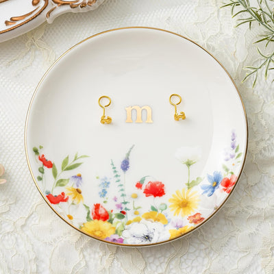 Plato anillos cerámica soporte joyas regalo mamá cumpleaños