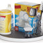 Gabinete despensa antiderrap Lazy Susan 18" blanco/gris