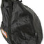 Bolsa para casco forro polar cierre cremallera nylon negro
