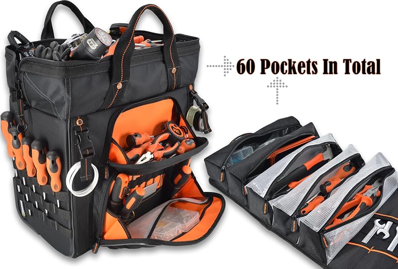 Pack bolsas herramientas organiz. definitivo profesional