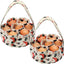 2 Pzas Cesta Huevos 7 Bolsillos 8x2.6"