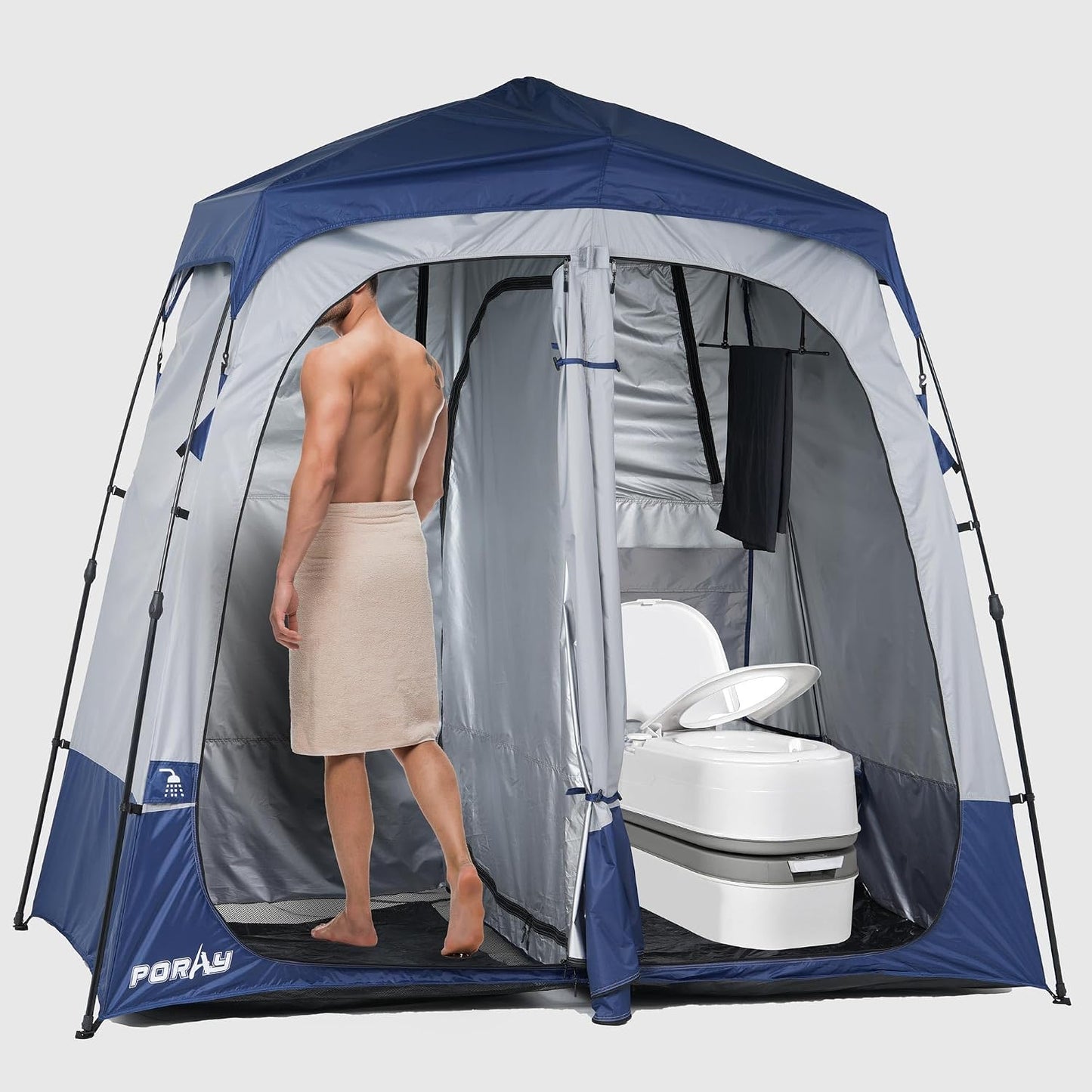Tenda ducha camping con suelo drenaje playa