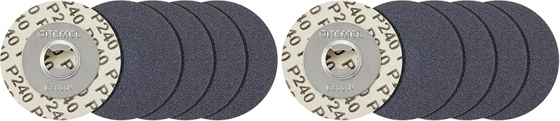 Disco Lijado Grano 240 para Madera y Metal Pack 2 Unidades
