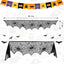 Bufanda Halloween mesa chimenea encaje negro