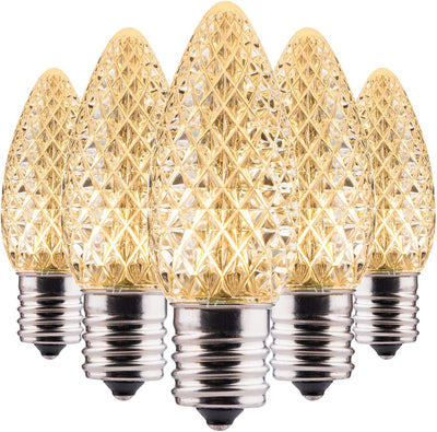 50 Bombillas LED C9 E17 Regulables para Cadena Luces Navidad