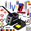 Kit soldador 60W pantalla digital 5 puntas soporte