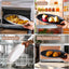 Set 2 platos ovalados cerámica mate 12pulg comedor elevado