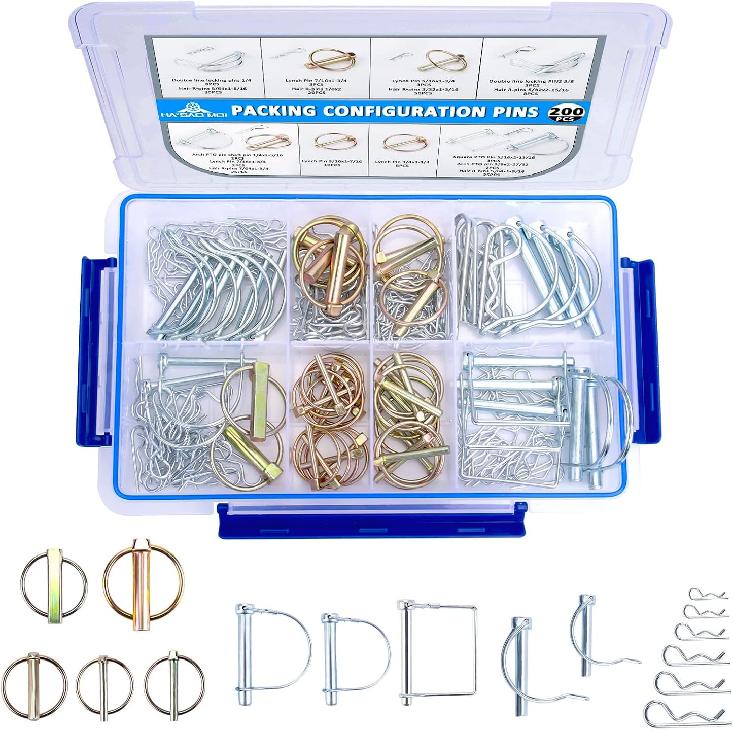 Kit 200 Pasadores Lynch Servicio Pesado para Camiones
