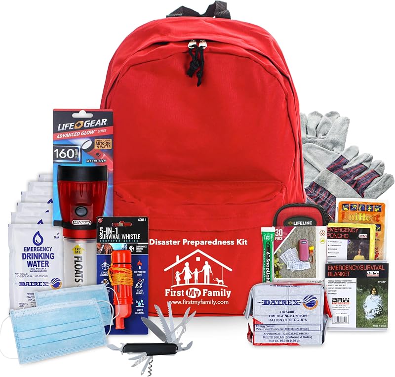 Bolsa evacuación 72 horas para 1 persona kit supervivencia