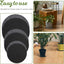 Tapete fieltro 6 platillos redondos para plantas