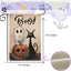 Bandera Halloween fantasma gato 12x18pulg doble cara calabaza patio