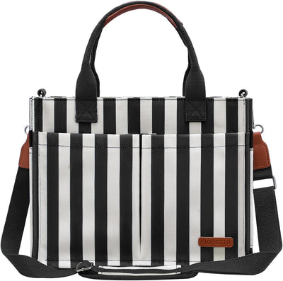 Bolso lona mujer con compartimento cremallera y funda equipaje