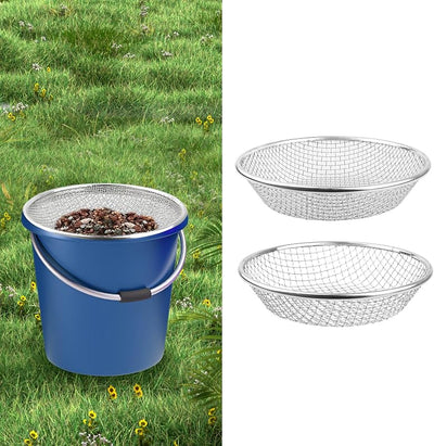2 Tamices Jardinería 1/4 y 3/8pulg para Cubos 5gal