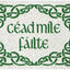 Felpudo irlandés 17x30" color Céad Míle Fáilte