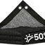 Tela sombra 50% negra malla 8x16ft UV resistente