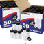 Botellas pintura 2oz tapas segur. caja 100 con mezclador