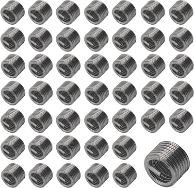 50 Pzas insertos rosca M5 x 0.031pulg acero inox 304
