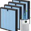 4 Filtros HAP603 para Purificador ECOSELF Azul