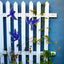 Decoración pared pájaros metal azul para sala dormitorio