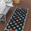 Alfombra Sarstoon 2x6ft 1" Carbón/Azul Marino