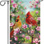 Bandera jardín doble cara cardenal magnolia 12x18pulg