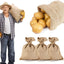 4 Bolsas Yute 14x20" Almacenamiento Alimentos