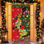 Decoración puerta Navidad 6x3ft bandera cuadrícula búfalo