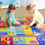 Alfombra educativa para niños 5x7ft con ABC y números