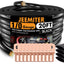 Cable CCA negro 1/0 20pies reemplazo coche Big 3 con terminales