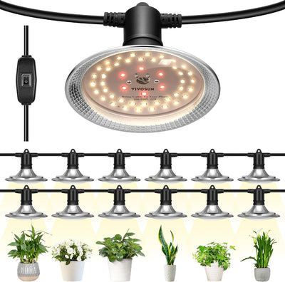 Luces LED cultivo exterior espectro completo 44pulg cable ajustable