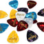 Pack 18 púas celuloide para guitarra acústica eléctrica y ukelele