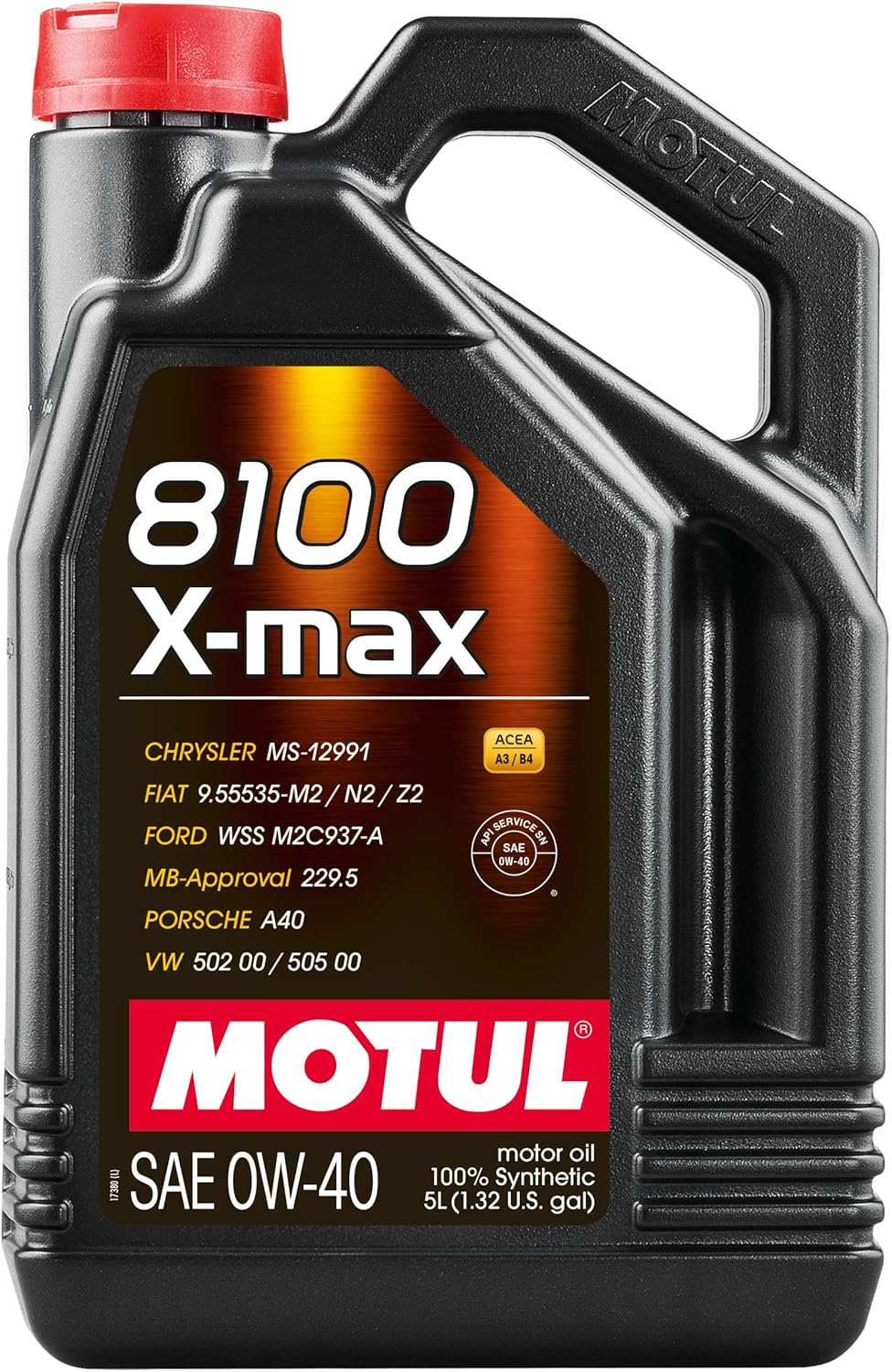 Aceite sintético motor X-Max 0W40 5L