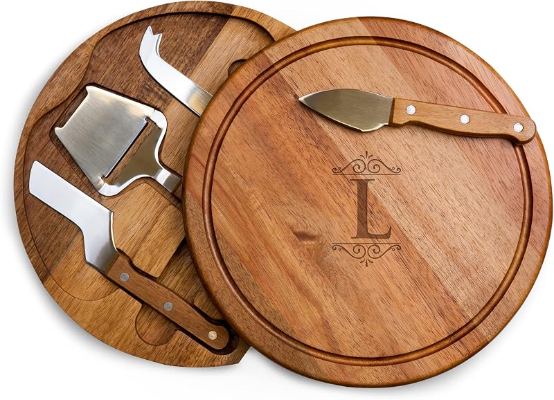 Tabla cortar queso acacia circo personalizada con