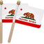 Banderas California 5x8pulg pack 12